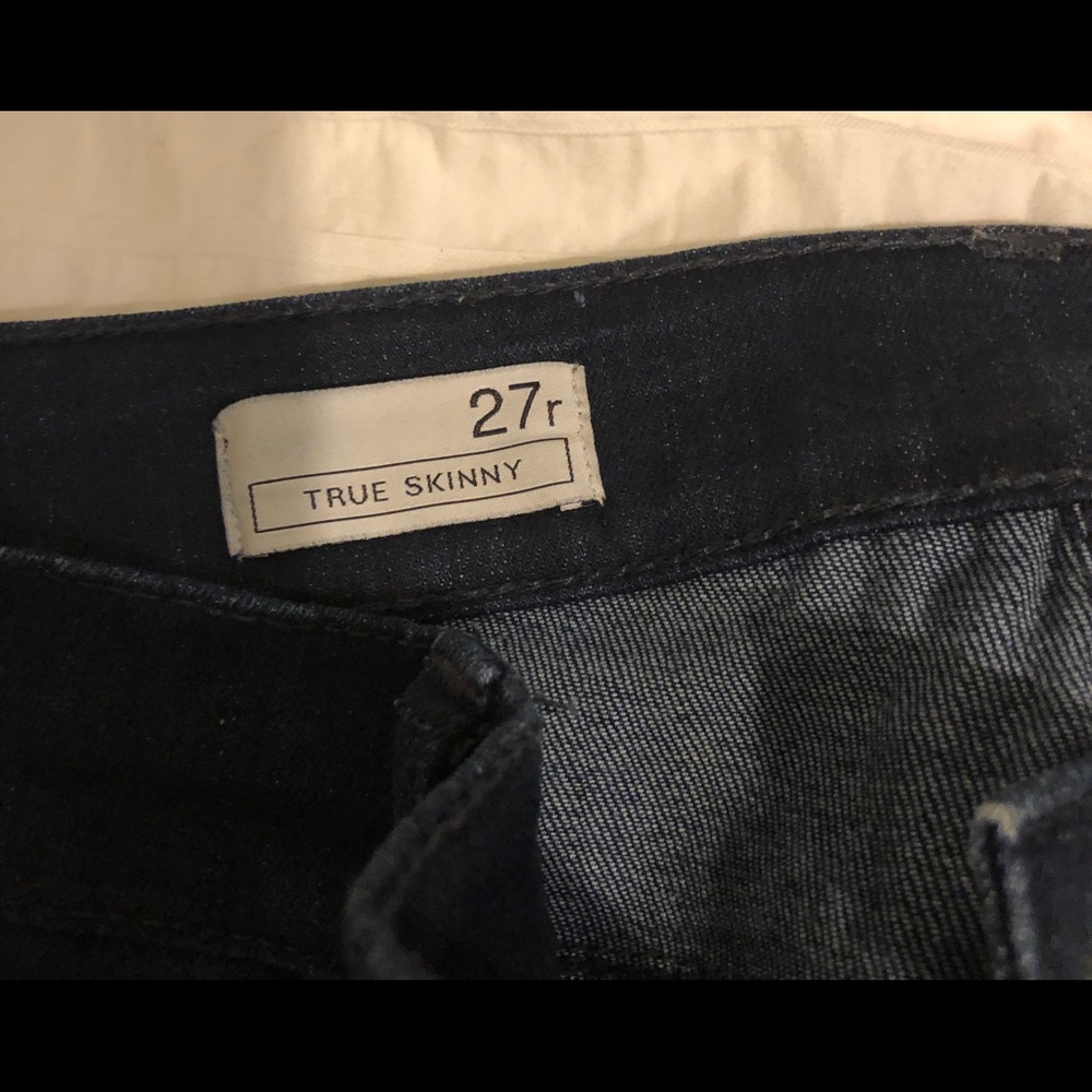 Gap jeans - 27 regular, True Skinny